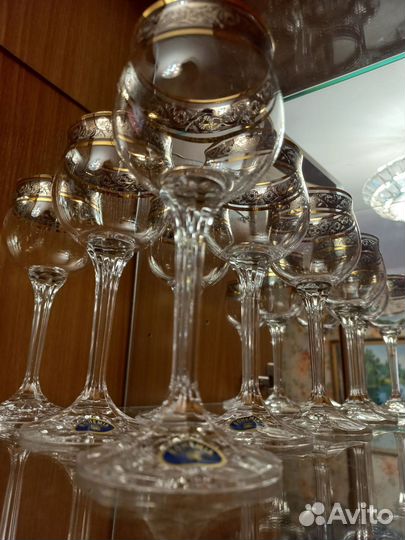 Бокалы для вина чехия Богемия