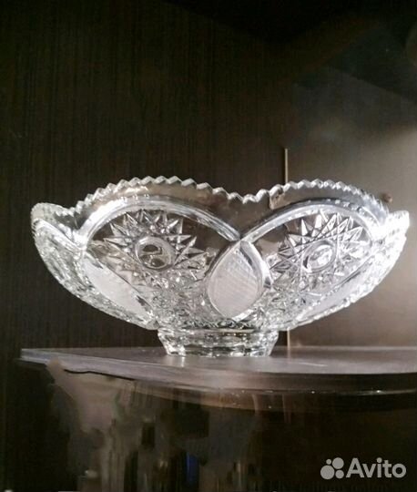 Ваза хрустальная (новая в упаковке), СССР