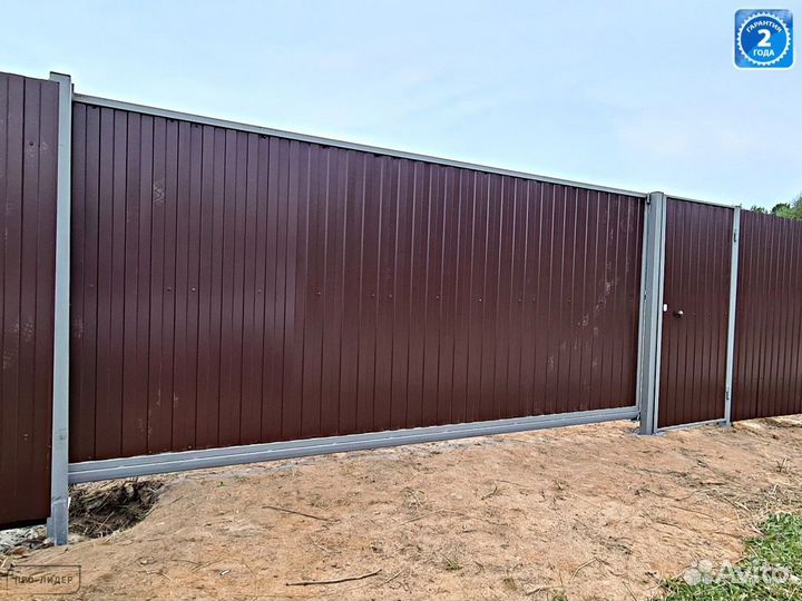 Откатные ворота под ключ