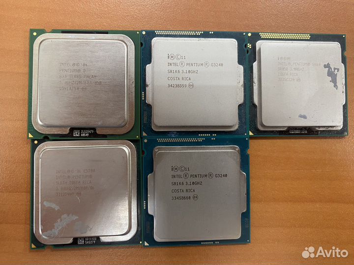 Простые процессоры Intel 775, 1150, 1155, AMD FM2+