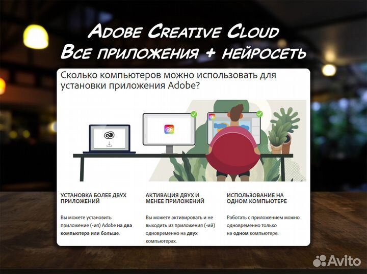 Adobe Creative Cloud / Все приложения + нейросеть