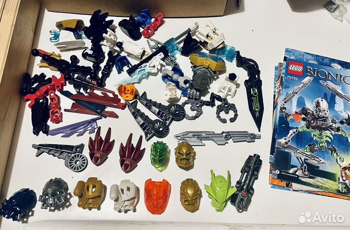 Lego bionicle hero factory детали и маски