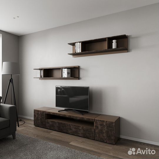 Тв-тумба Онге-951qh латте под тв телевизор