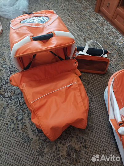 Коляска 2 в 1 Экокожа