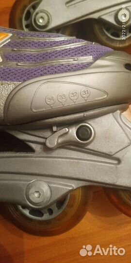 Роликовые коньки детские раздвижные