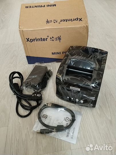 Термопринтер xprinter xp365b, новый
