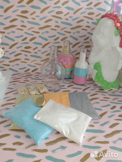 Мраморный песок для творчества/мастер-класс