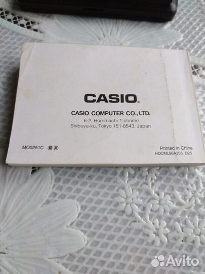 Casio 490 электронная записная книжка