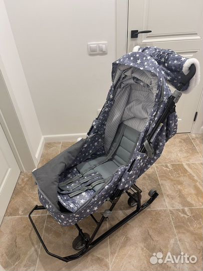 Коляска-санки