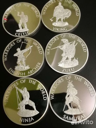 Монеты др Конго /Монеты Остров Кресент