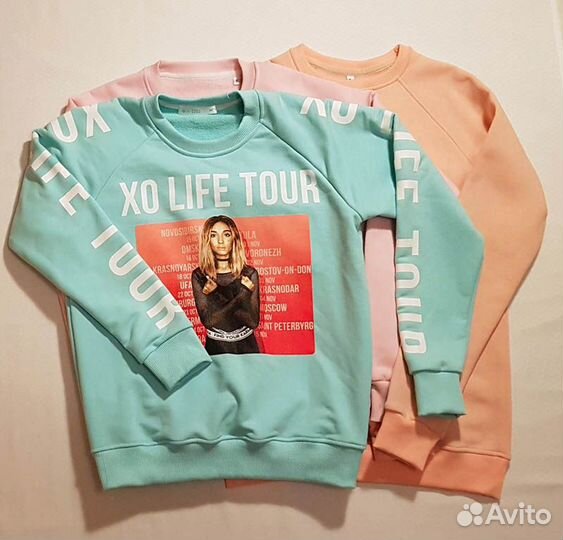 Печать на футболках, толстовках, свитшотах, крое