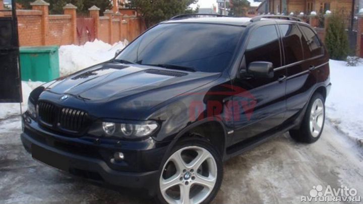 Реснички на фары для BMW X5 E53 (Рестайлинг)