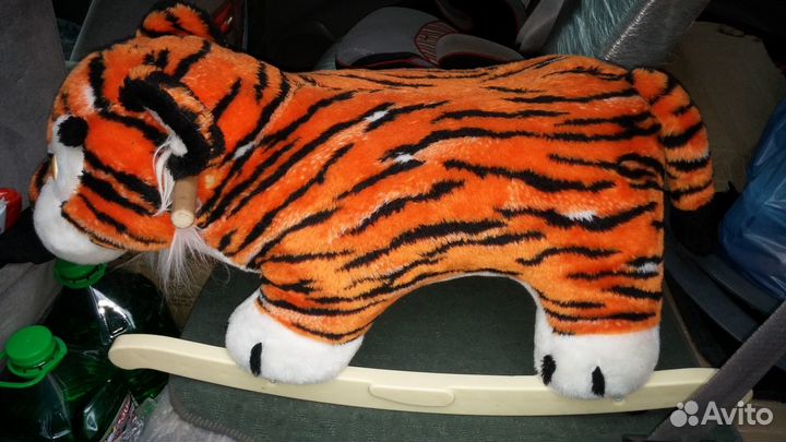 Детская качалка Уссурийский тигр плюшевый