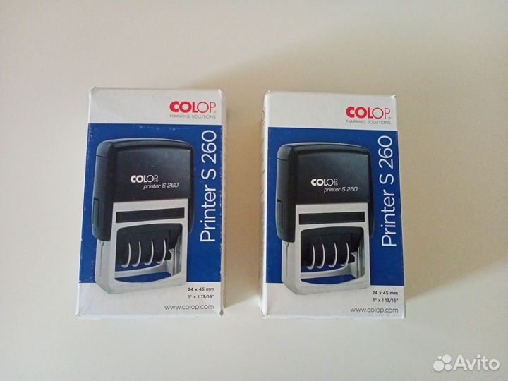 Печать/штамп бухгалтерский, 2 штуки