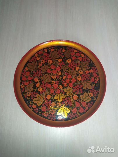 Чайный набор деревянный золотая хохлома