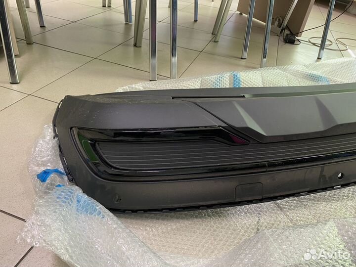 Юбка заднего бампера Audi Q7 2021