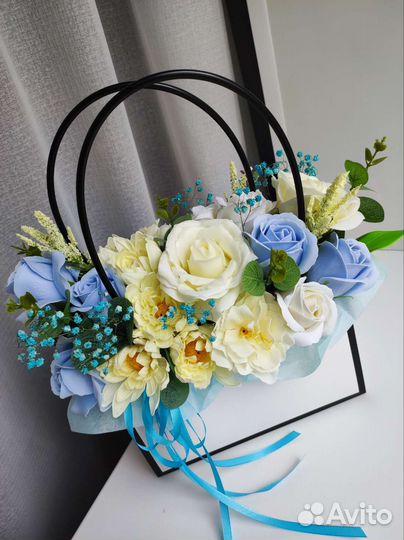 Букет цветов из мыла