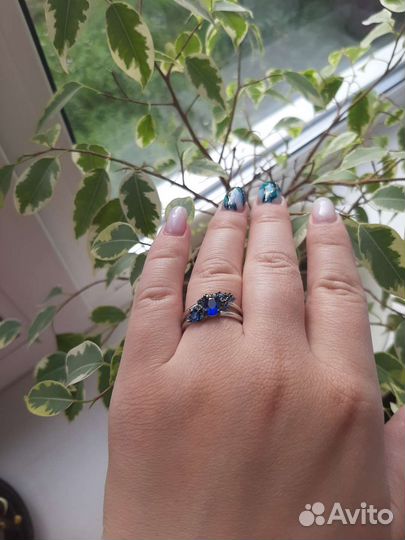 Серебряное кольцо sunlight