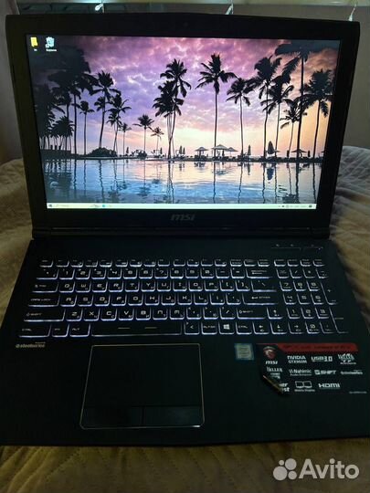 Игровой ноутбук msi ge62 6qc