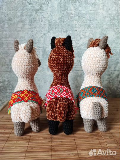 Альпака связанная крючком