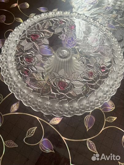 Ваза. Тортница. Хрусталь. Германия