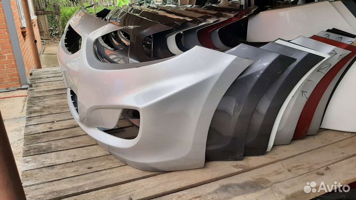 Hyundai solaris 1 Передний бампер