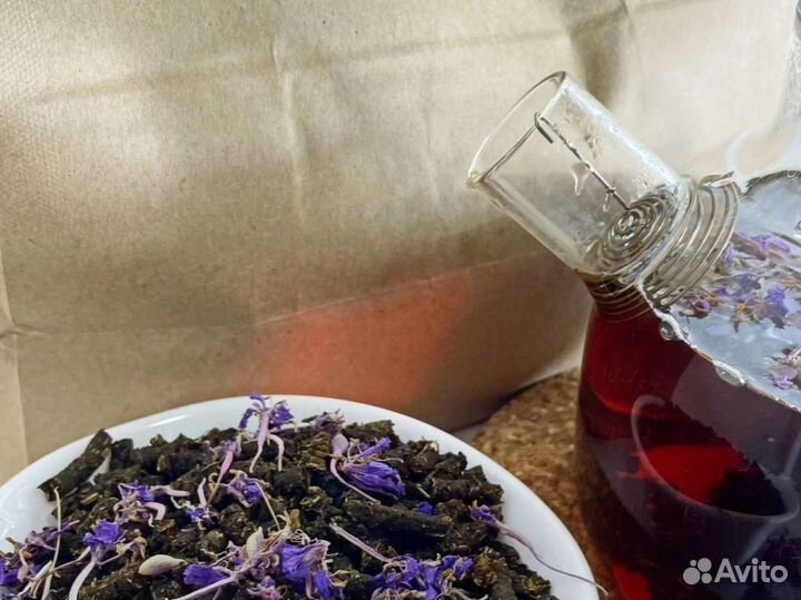 Иван-чай с цветами 0,5кг свежий 2O23 год, кипрей