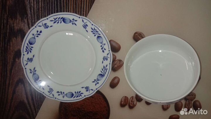 Винтаж Масленка ГДР Синий лук