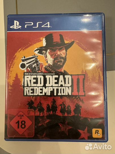 Red dead redemption 2 ps4 диск