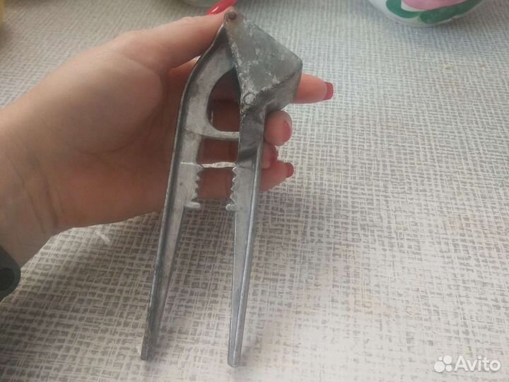 Турка для кофе СССР алюминиевая, пресс для чеснока