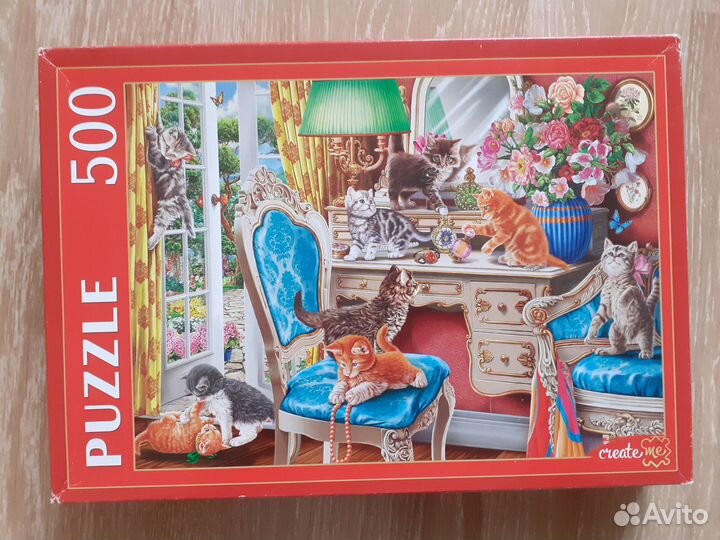 6 пазлов разных производителей