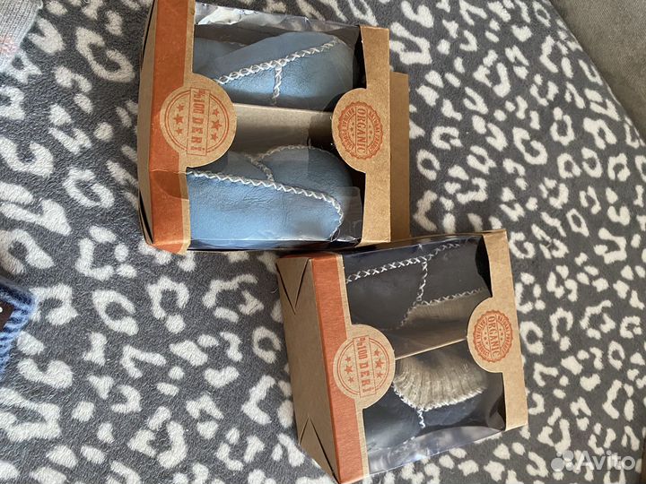 Пинетки меховые и варежки