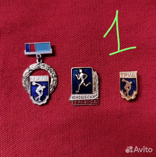 Значки дсо труд