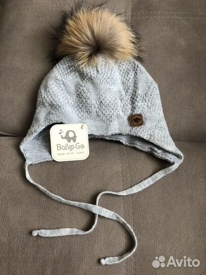 Шапка зимняя 46-48 новая BabyGo
