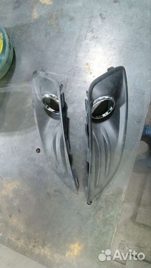 Решетки в бампер ford fiesta 6