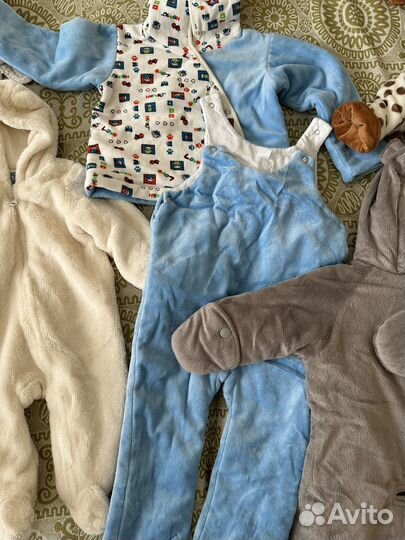 Вещи пакетом для мальчика с рождения до года