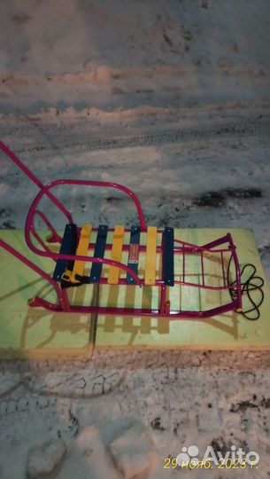 Детские санки тимка 5 комфорт с Колёсиками