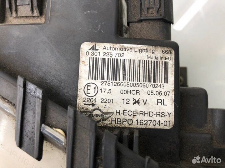 Фара 0301225702 Mini One (2010-2014)