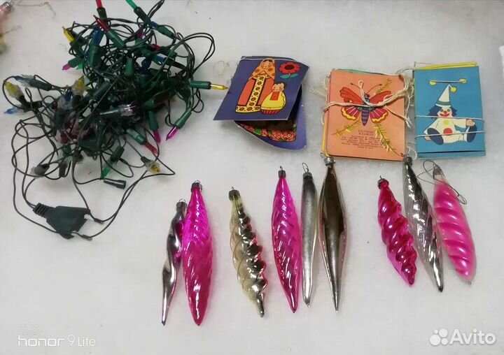 Елочные игрушки СССР гдр