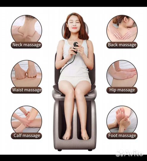 Электрическое массажное кресло (накидка)