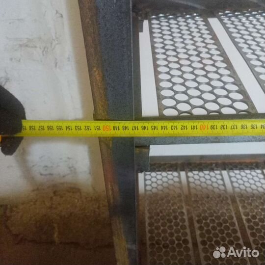 Стеллаж разборный металлический