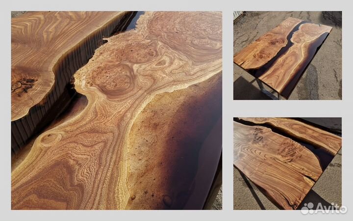 Стол река из слэбов в наличии