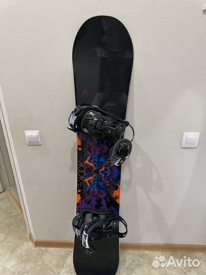Сноуборд+ комплект крепления мужской