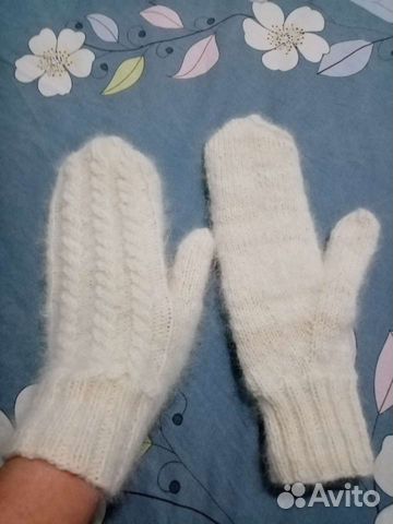 Варежки из собачьей шерсти