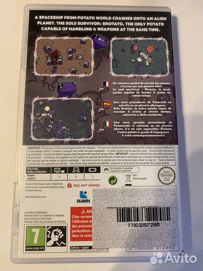 Brotato для Switch, русская версия