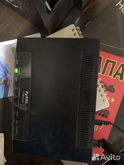 Wi-fi поутер zyxel P-600 Series + модем