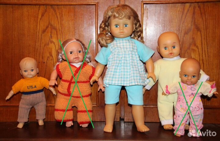 Куклы пупсы СССР гдр Китай разные