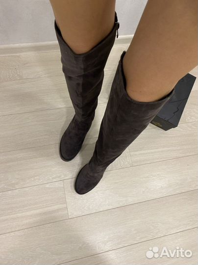 Сапоги ботфорты 38-39 размер