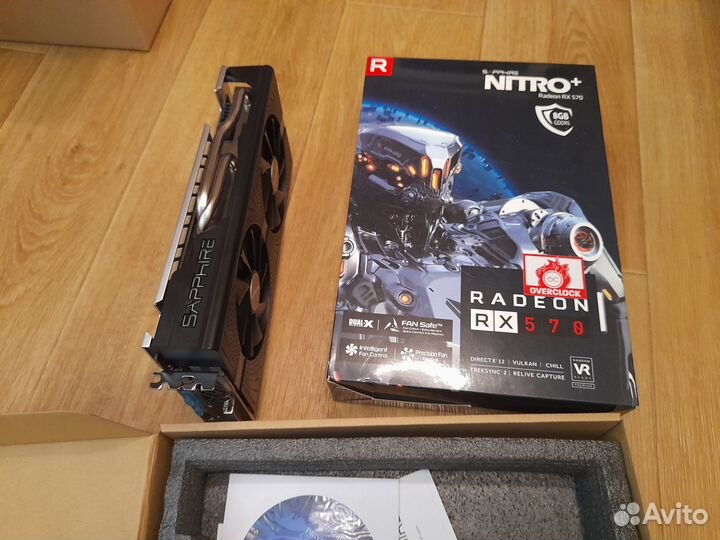 Видеокарта Sapphire Nitro+ RX570 8GB