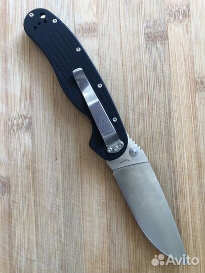 Складной нож Ontario Rat (Крыса) черный